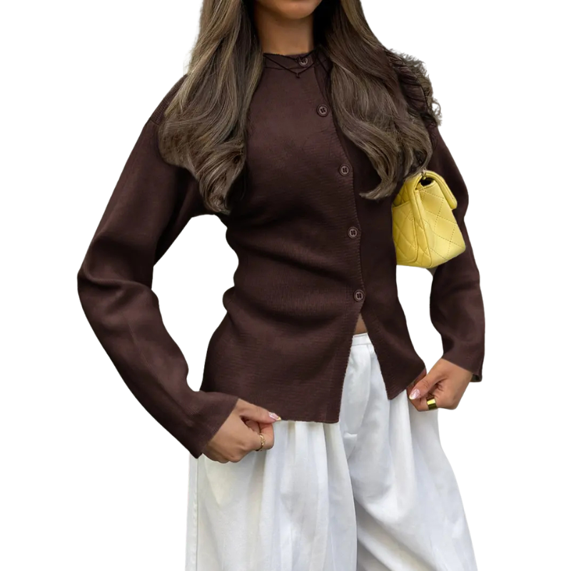 RAIKA™ - Contemporary Long-Sleeve Cardigan