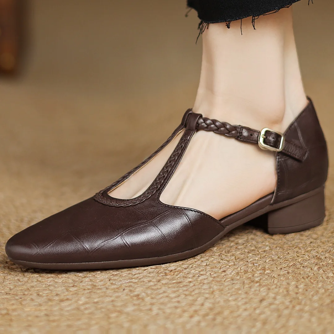 LOLA™ | Leather Mary Janes
