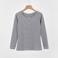 EVANTHIA™ - Casual Striped Slim-Fit Long-Sleeve Top