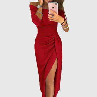 Stella™ | Halter Neck Maxi Dress