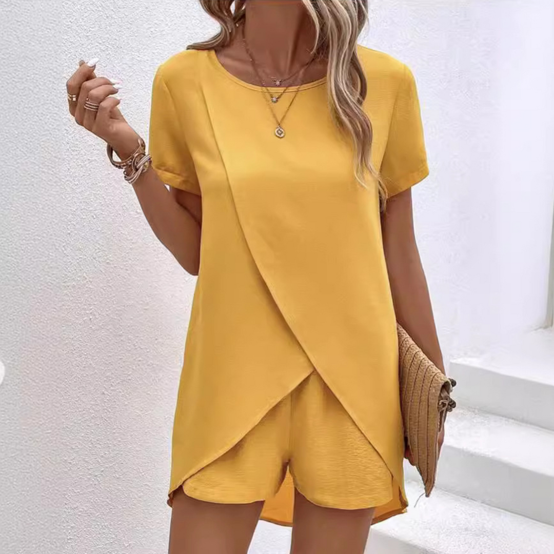 AMALIA™ - Elegant Summer Co-ord Lounge Set