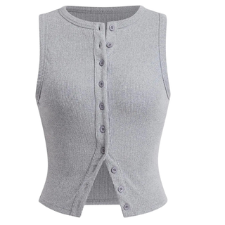 KYLIE™ - Classic Ribbed Casual Crop Top