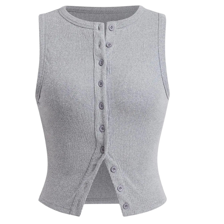 KYLIE™ - Classic Ribbed Casual Crop Top