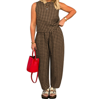 SHANIAH™ - Loose Fit Pocket Crop Top & Pants Set