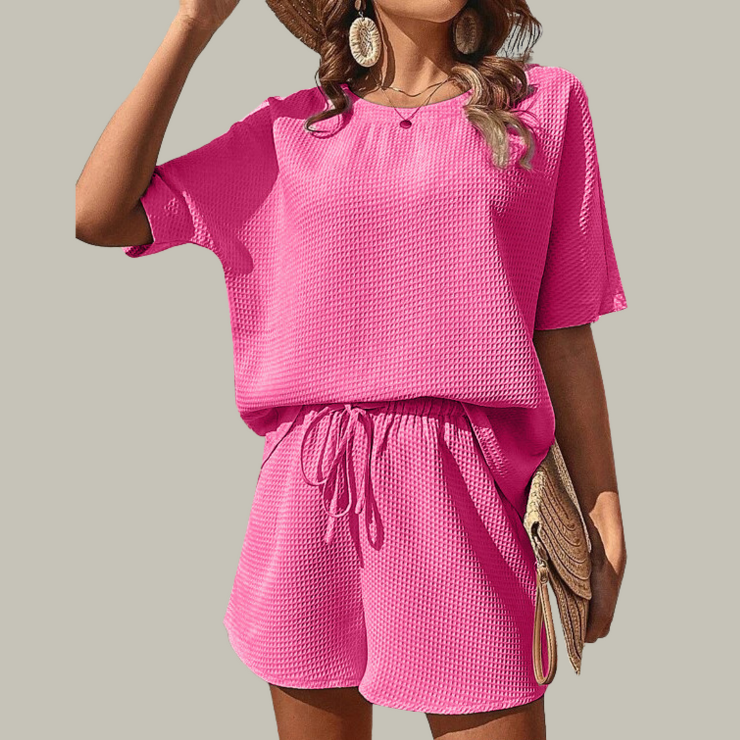 NIEVES™ - Casual Plus Size Summer Lounge Set