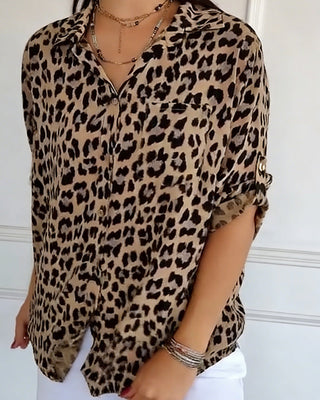 Miya | Fashion Blouses with Leopard Print