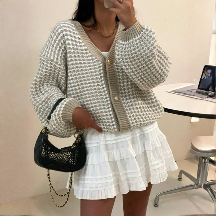 FINITY™ - Comfy V-Neck Long-Sleeve Sweater Cardigan