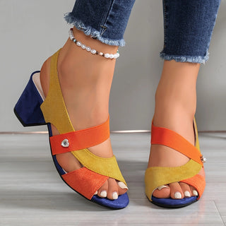 Elara™ | Comfortable Heels with Crossed Straps