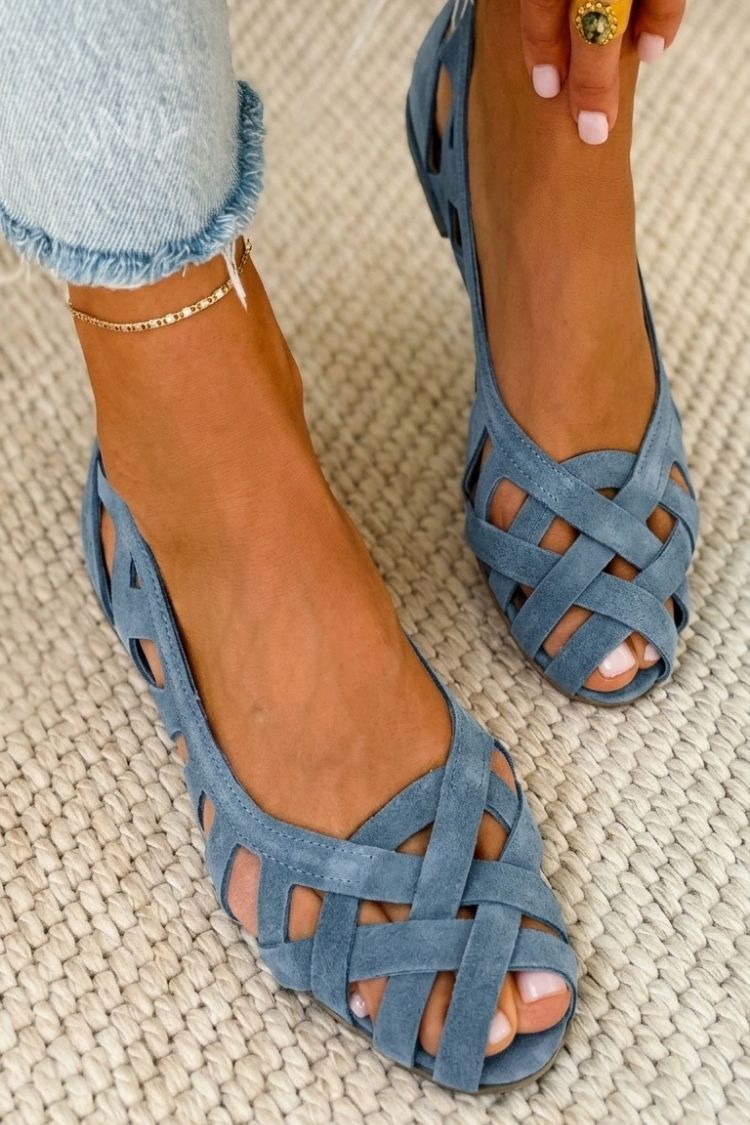 Venezia™ | Colourful Braided Flat Sandals