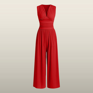 CHARITY™ - Chic Sleeveless Wide-Leg Jumpsuit