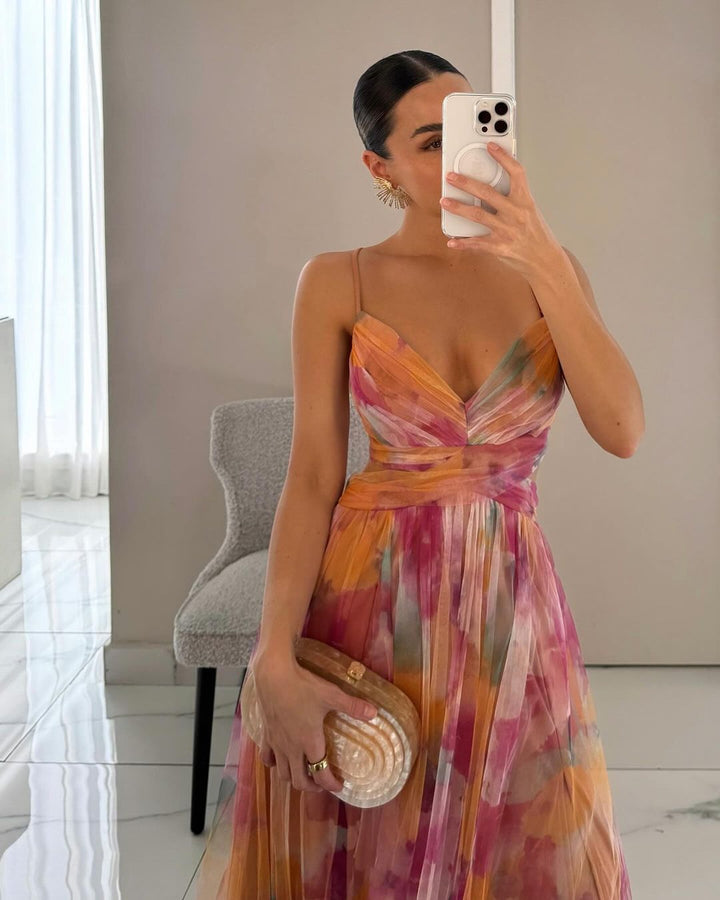 MADELINE™ | Floral Maxi Dress for Effortless Elegance