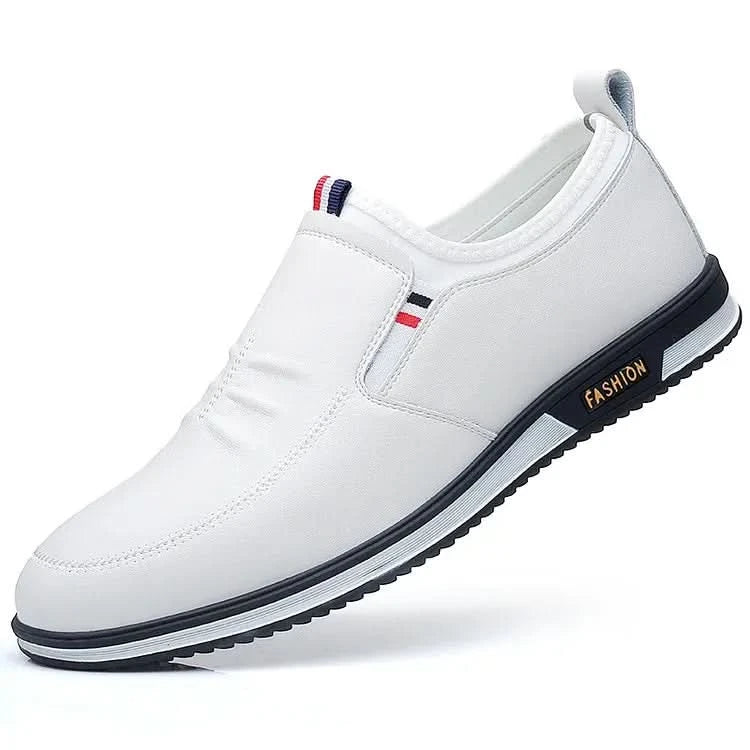 Liam | Leather Slip-On Sneakers