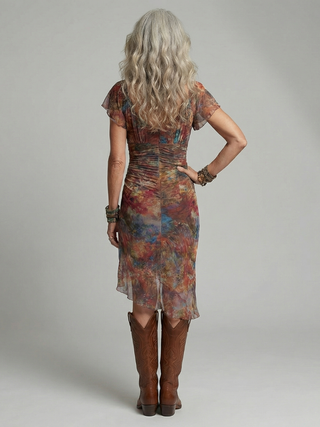 Aeris | Quiet Halter Midi Dress