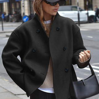 BINI™ - Cozy Long-Sleeve Stand Collar Coat