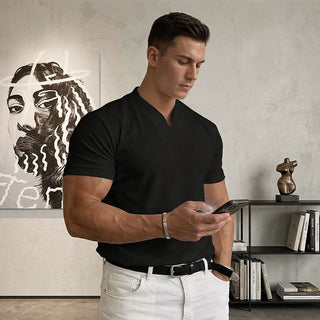 Ethan | V-Neck Business T-Shirt