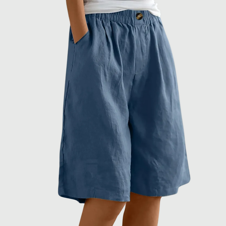 MILEY™ | Elegant Cotton-Linen Shorts