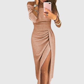 Stella™ | Halter Neck Maxi Dress