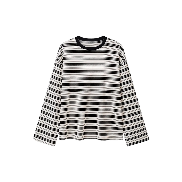 LAIZA™ - Modern Long-Sleeve Striped Shirt