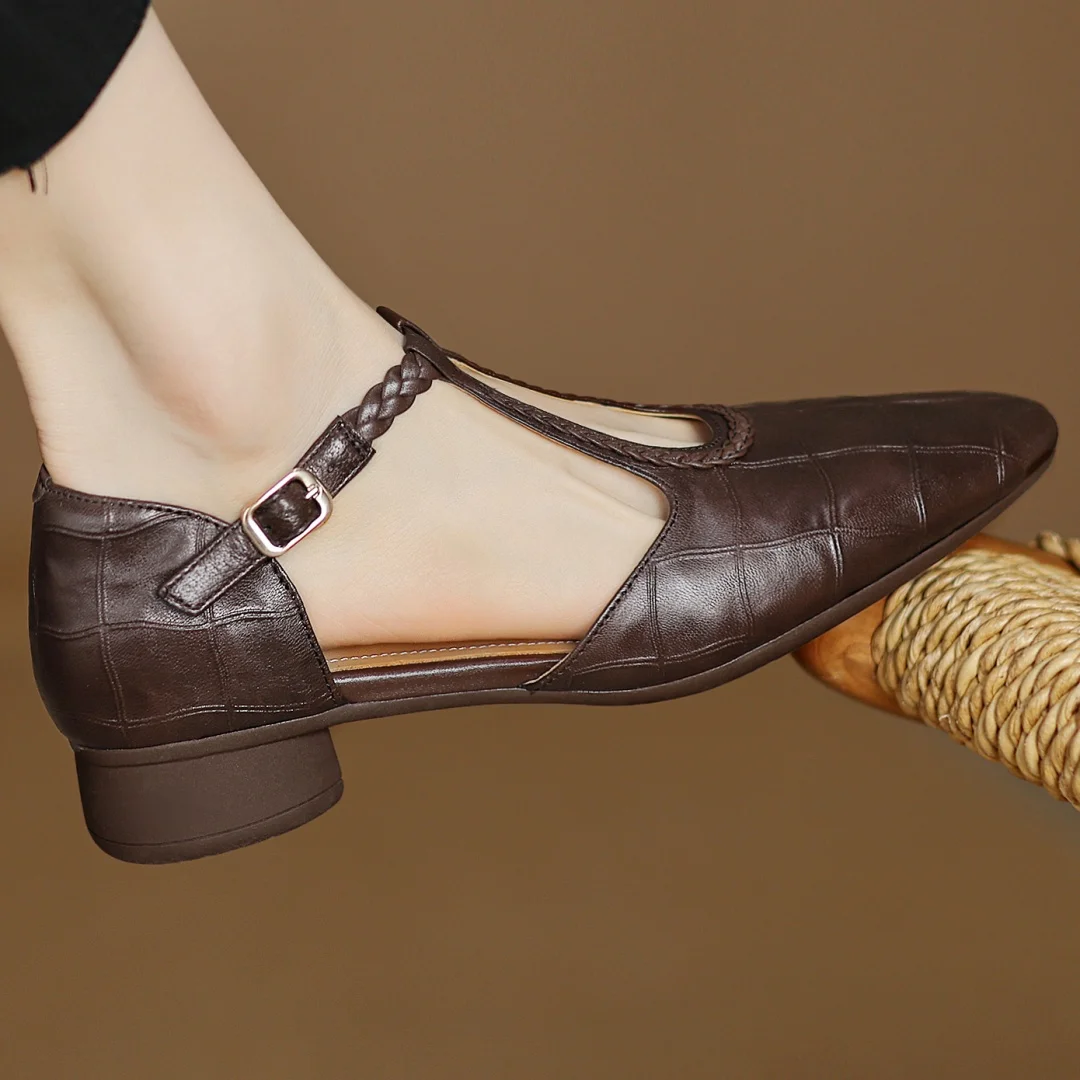 LOLA™ | Leather Mary Janes