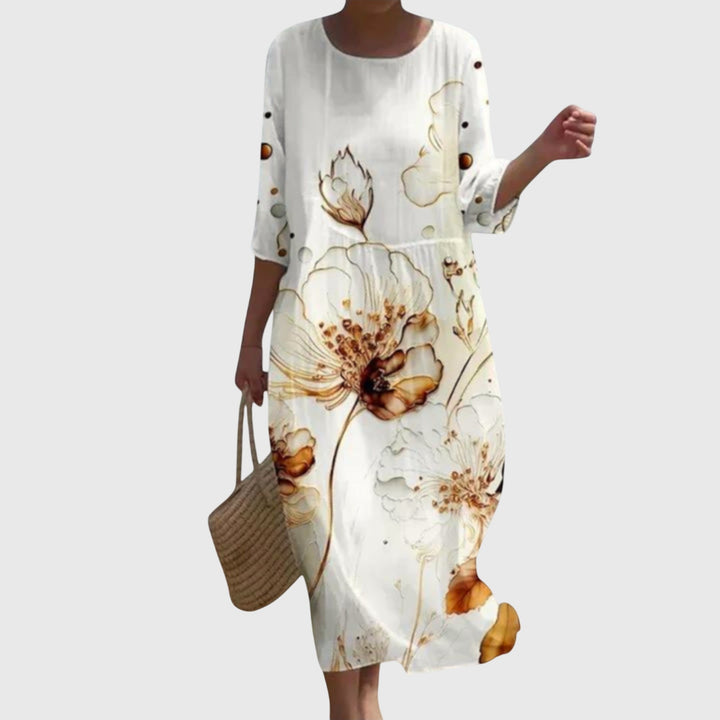 Elena™ | Stylish Floral Maxi Dress