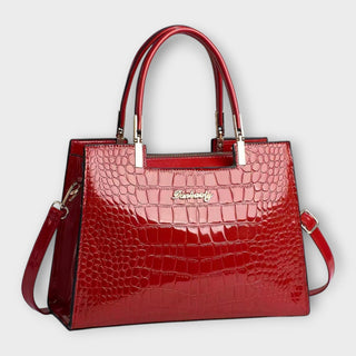 Maison Verdelle - Shiny Crocodile Pattern Handbag