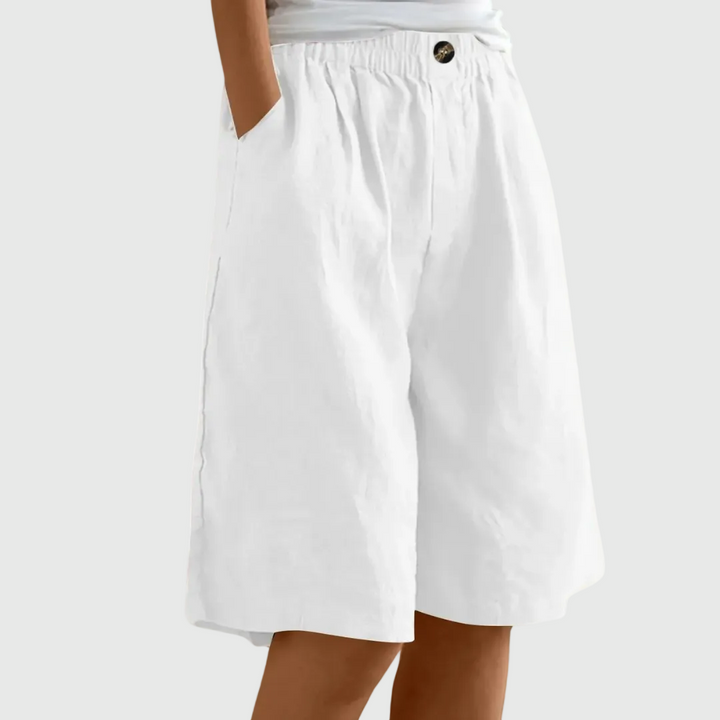 MILEY™ | Elegant Cotton-Linen Shorts