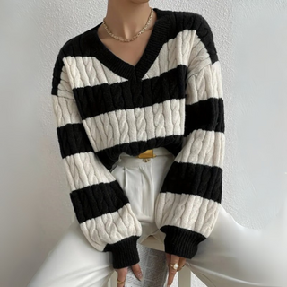 MORTA™ - Comfy V-Neck Long-Sleeve Sweater