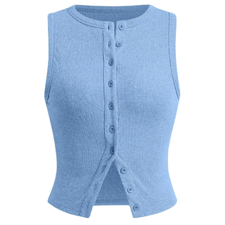 KYLIE™ - Classic Ribbed Casual Crop Top