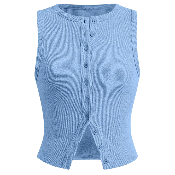 KYLIE™ - Classic Ribbed Casual Crop Top