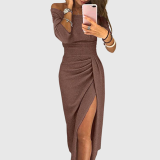 Stella™ | Halter Neck Maxi Dress