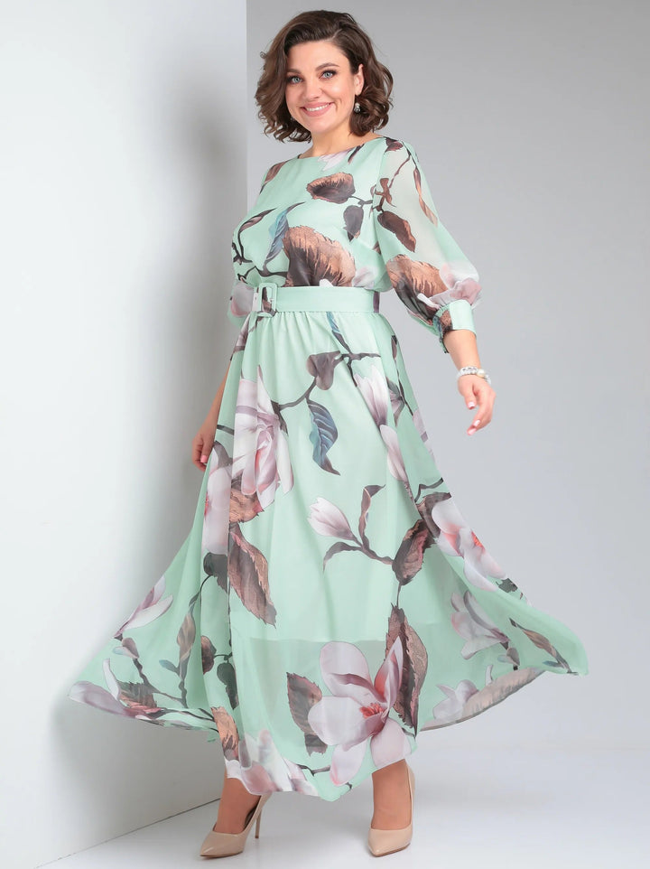 SCARLETT | Long-Sleeve Floral Dress