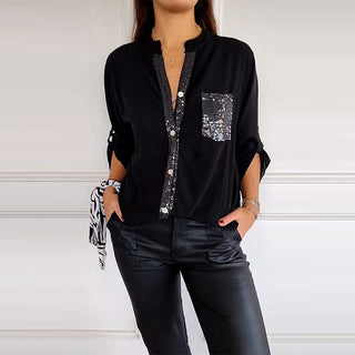 DANICA™ - Sequin Detailed Blouse
