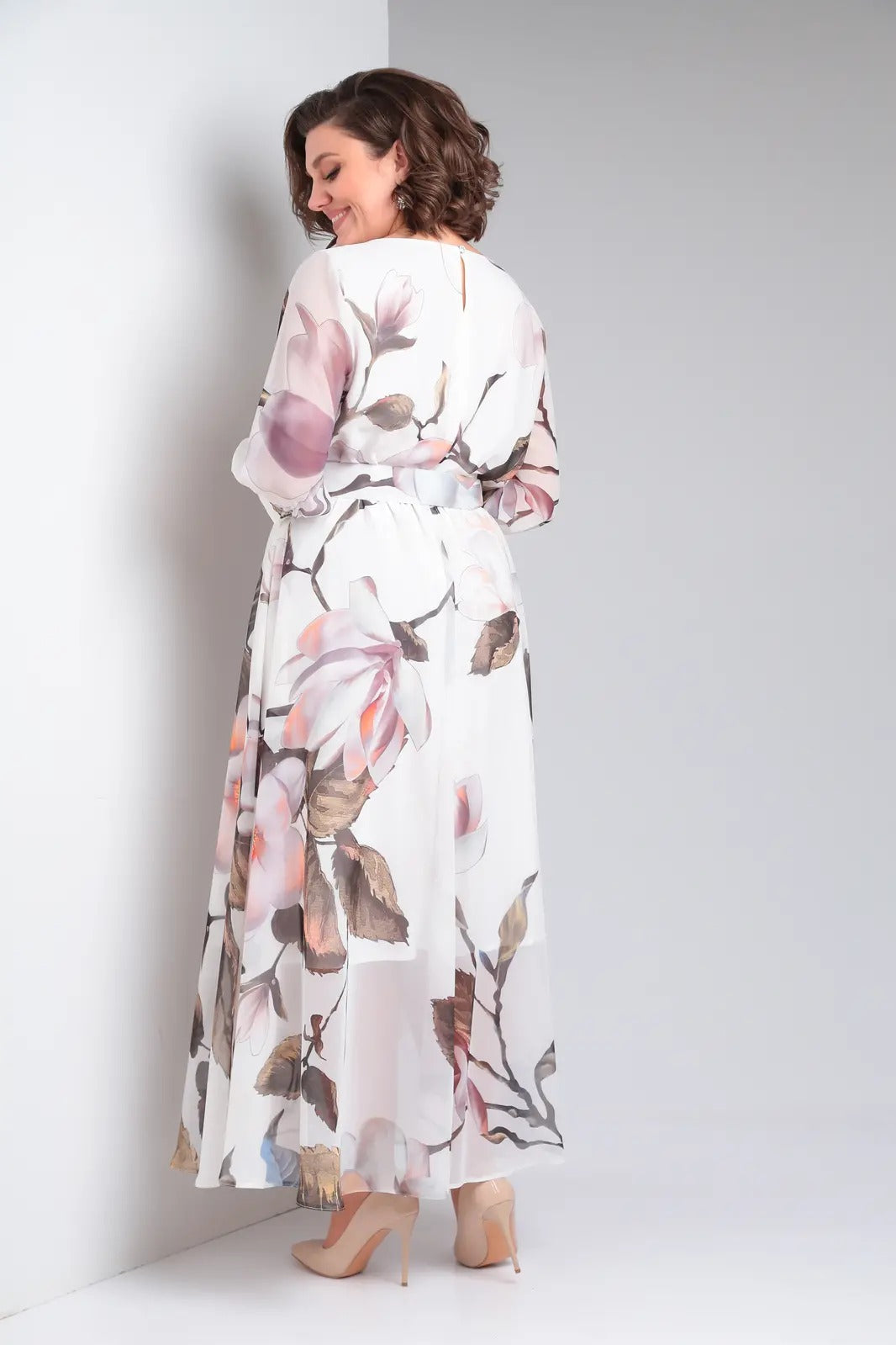 SCARLETT | Long-Sleeve Floral Dress