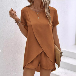 AMALIA™ - Elegant Summer Co-ord Lounge Set