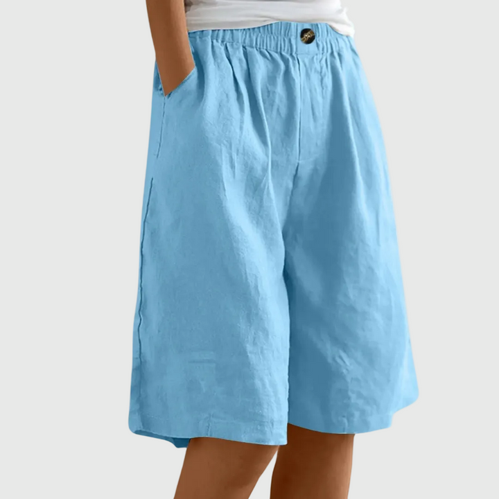 MILEY™ | Elegant Cotton-Linen Shorts