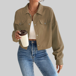 ESTRELLA™ - Classic Collared Button-Front Jacket