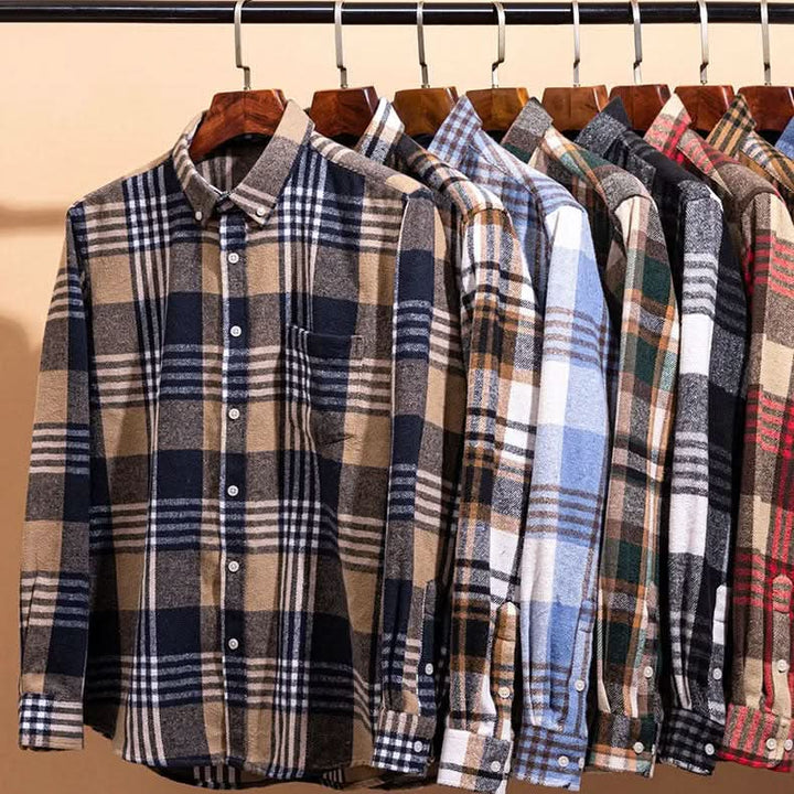 Grayson | Cotton Flannel Shirt