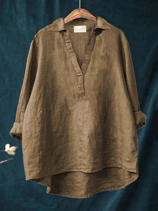 LAILA | Elegant Summer Linen Blouse