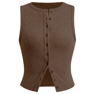 KYLIE™ - Classic Ribbed Casual Crop Top