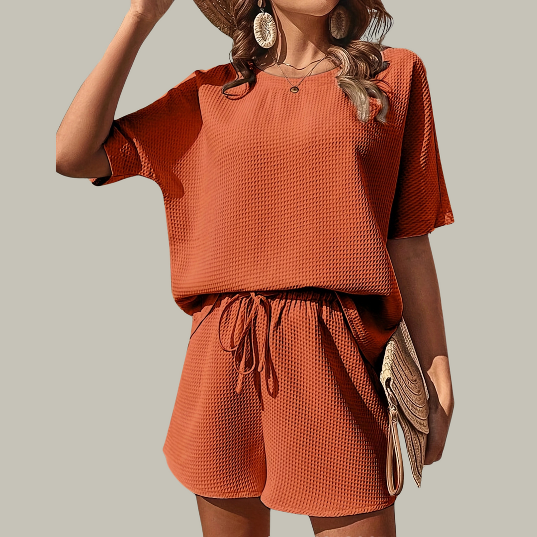 NIEVES™ - Casual Plus Size Summer Lounge Set