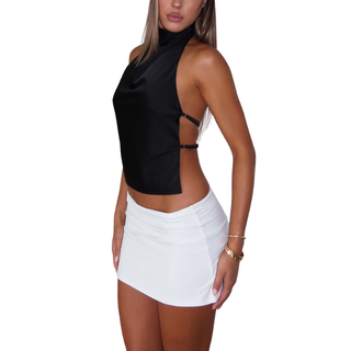 CHINIE™ - Chic Sleeveless Halter Neck Blouse