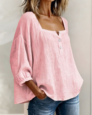 Maribel | Square Neck Balloon Sleeve Shirt