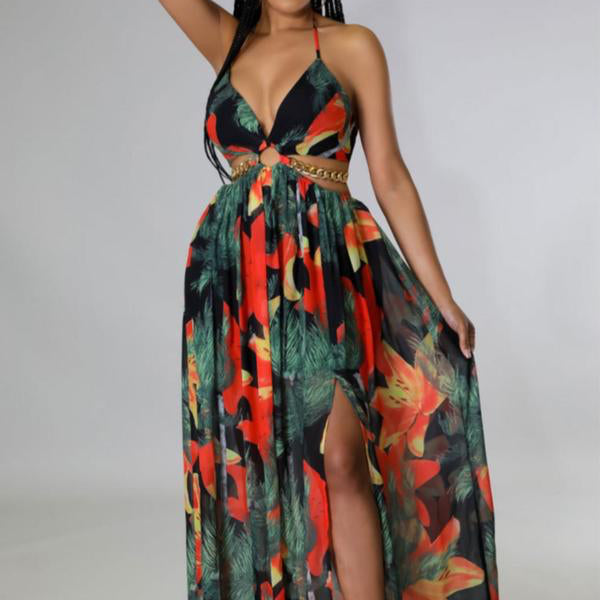VANINA™ Radiant Floral Maxi Dress