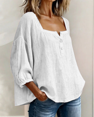Maribel | Square Neck Balloon Sleeve Shirt