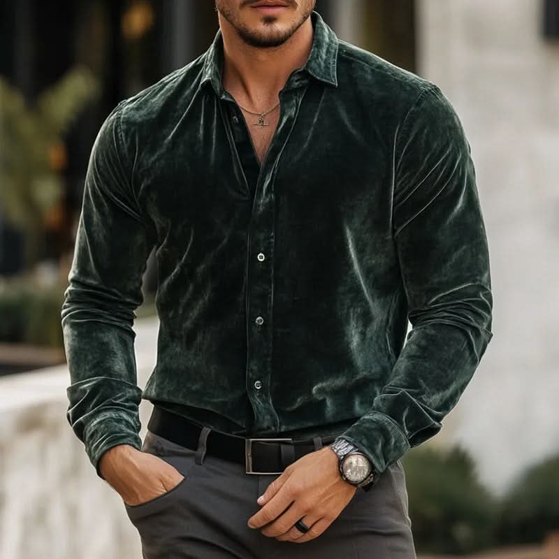 Oscar | Velvet Shirt