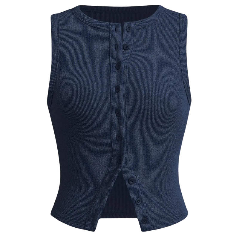 KYLIE™ - Classic Ribbed Casual Crop Top