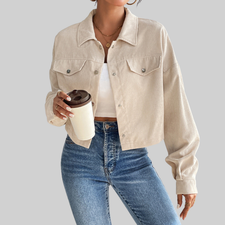 ESTRELLA™ - Classic Collared Button-Front Jacket