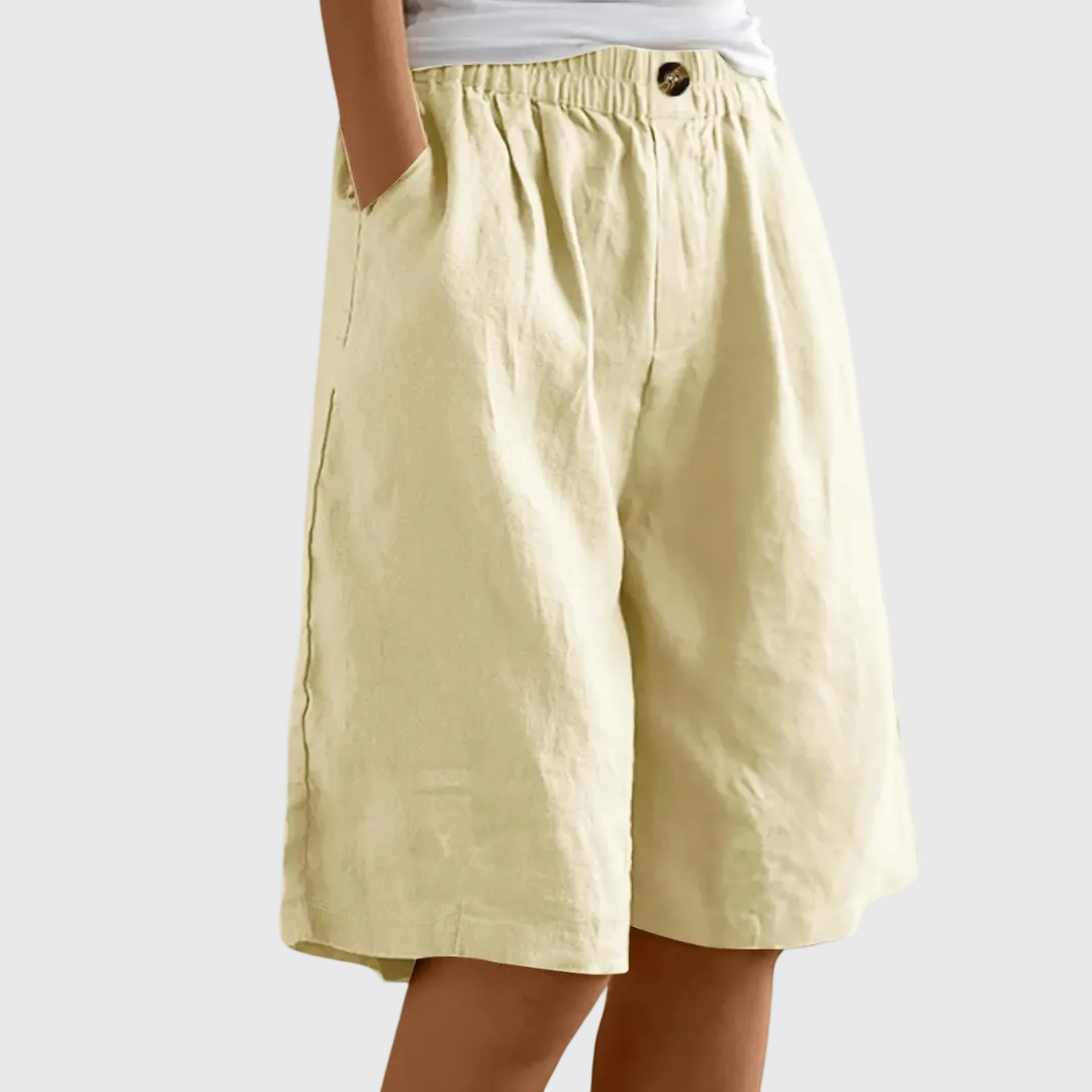 MILEY™ | Elegant Cotton-Linen Shorts