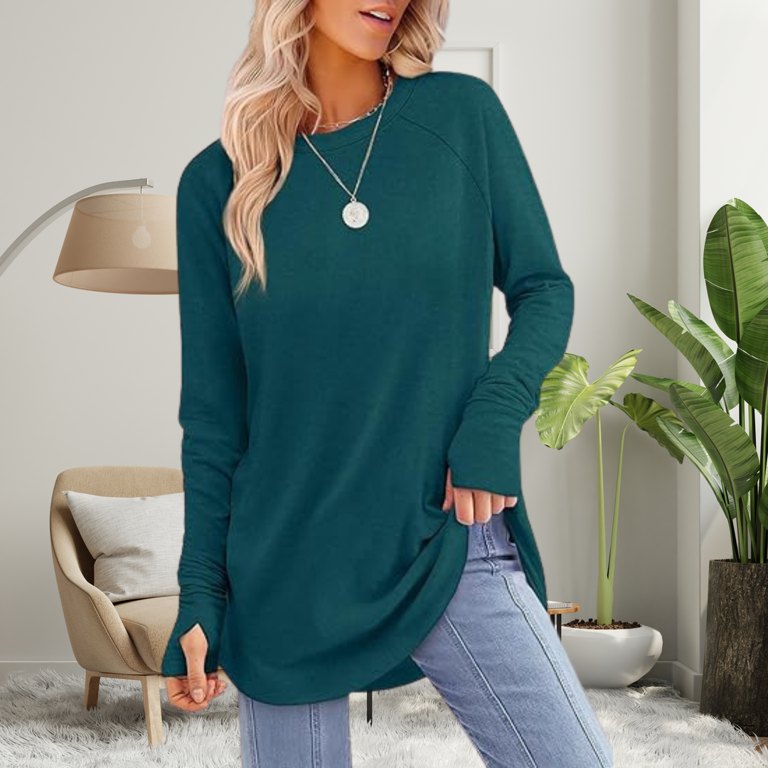 STELLAN™ - Casual Long-Sleeve Thumb Hole Top