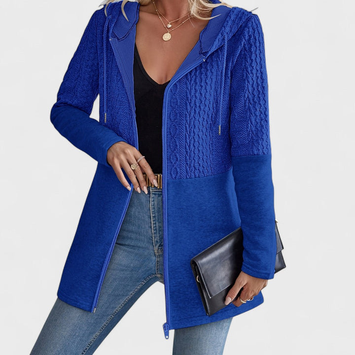 Valentino - Elegant Hooded Grey Cardigan for Women